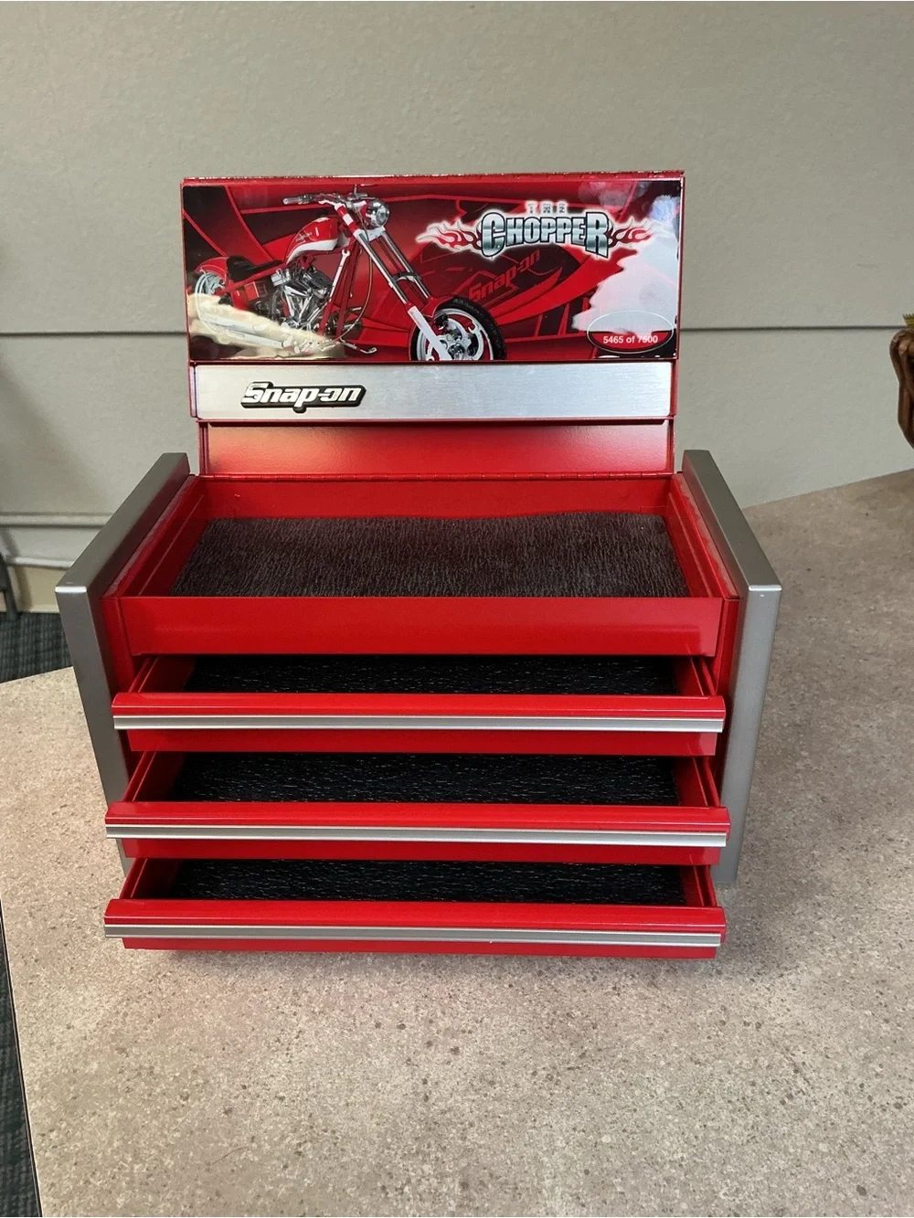 Snap-on The Chopper Limited Edition Toolbox Plaque - Red 5465/7500